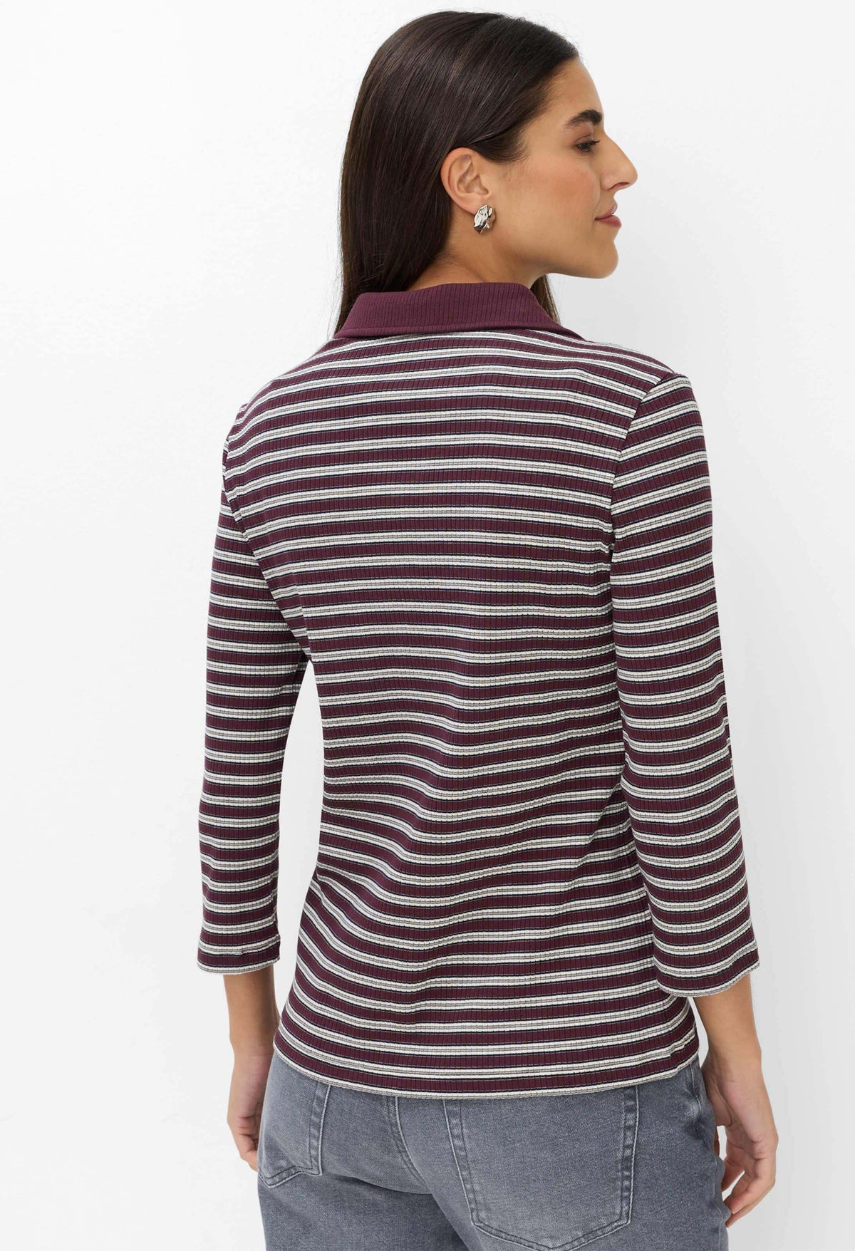 Cleo Ribbed Polo Top