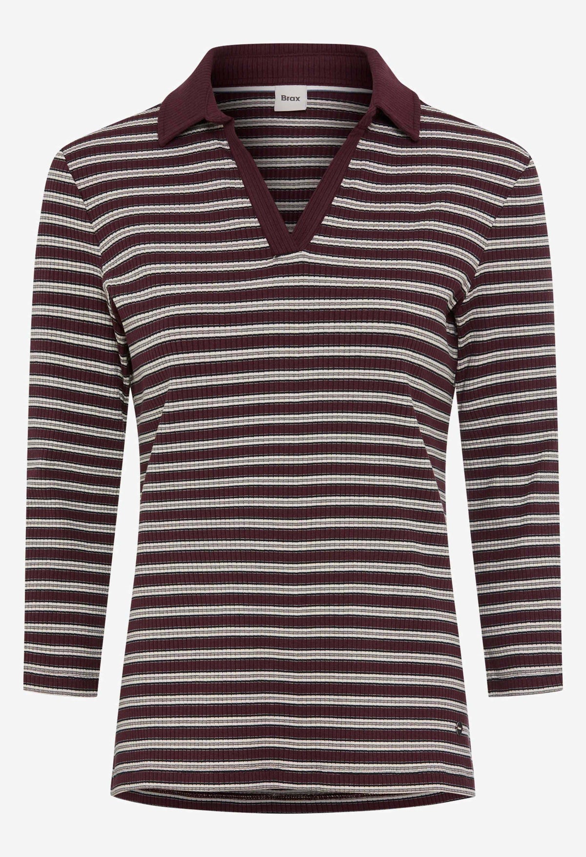 Cleo Ribbed Polo Top
