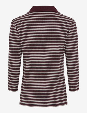 Cleo Ribbed Polo Top