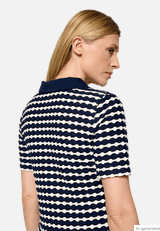 Polo Shirt With Polka Dot Pattern