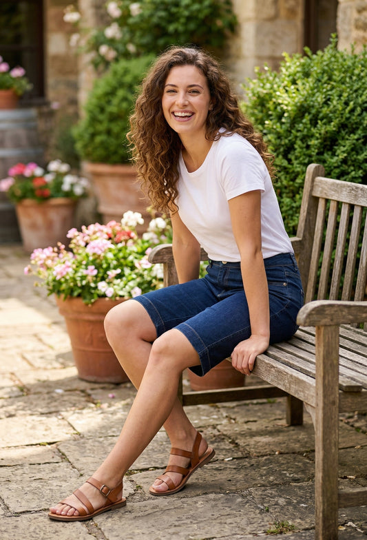Summer Feeling Denim Bermuda