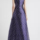 Satin Polka Dot Shirt Dresses