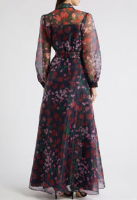 Floral Maxi Shirt Dress
