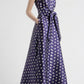 Satin Polka Dot Shirt Dresses