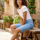 Summer Feeling Denim Bermuda