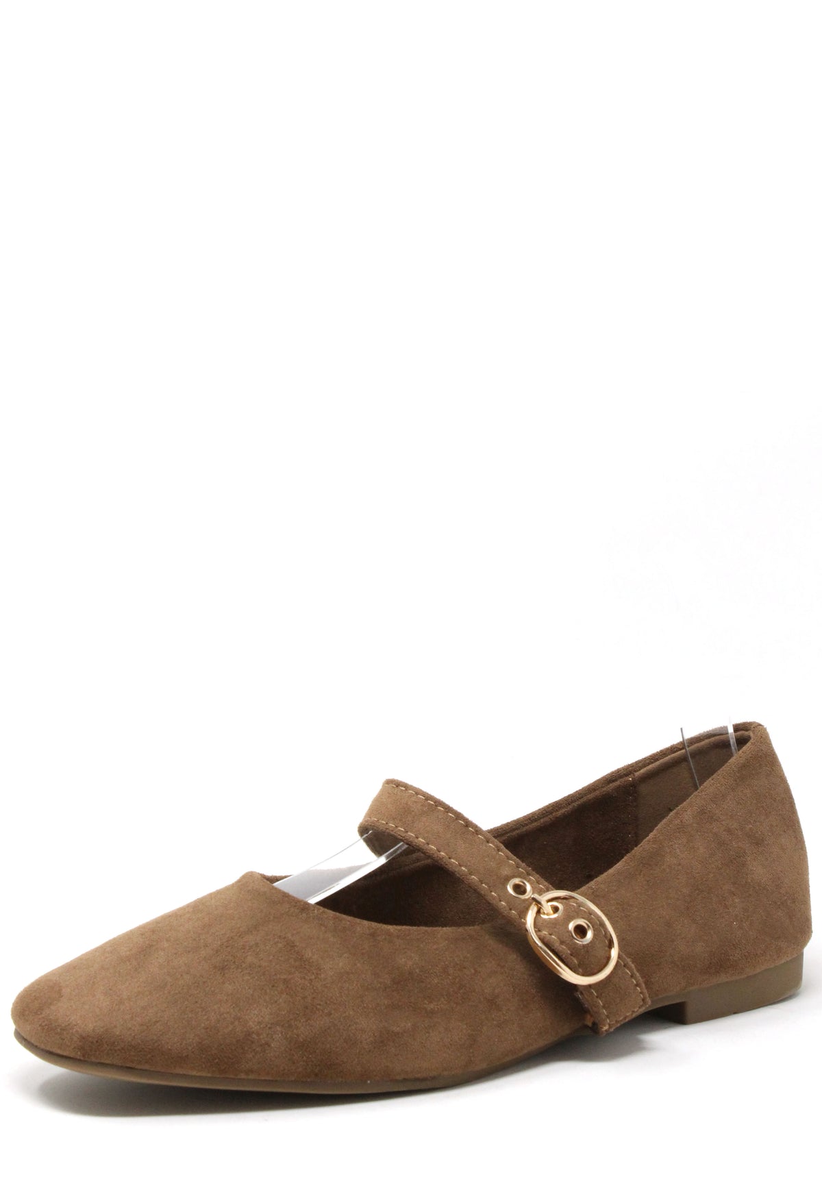 Faux Suede Ballerina