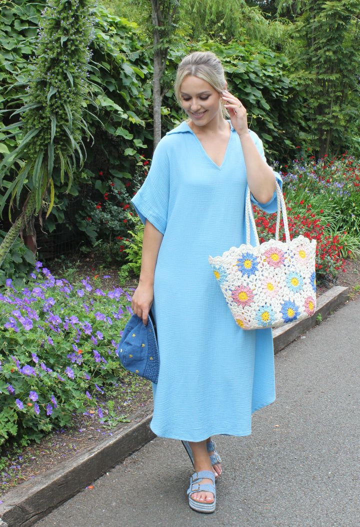 Linen Look Summer Dress