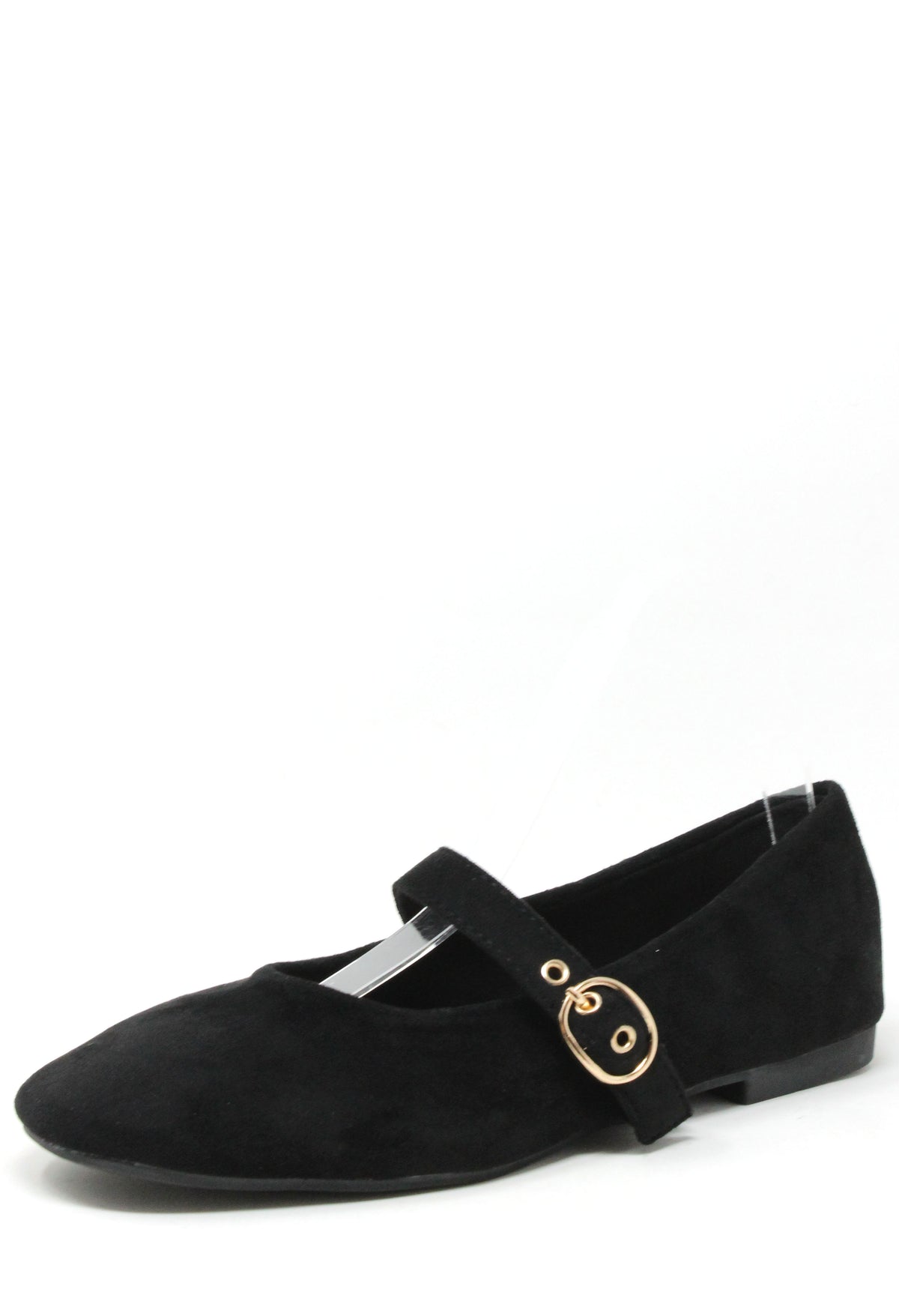 Faux Suede Ballerina
