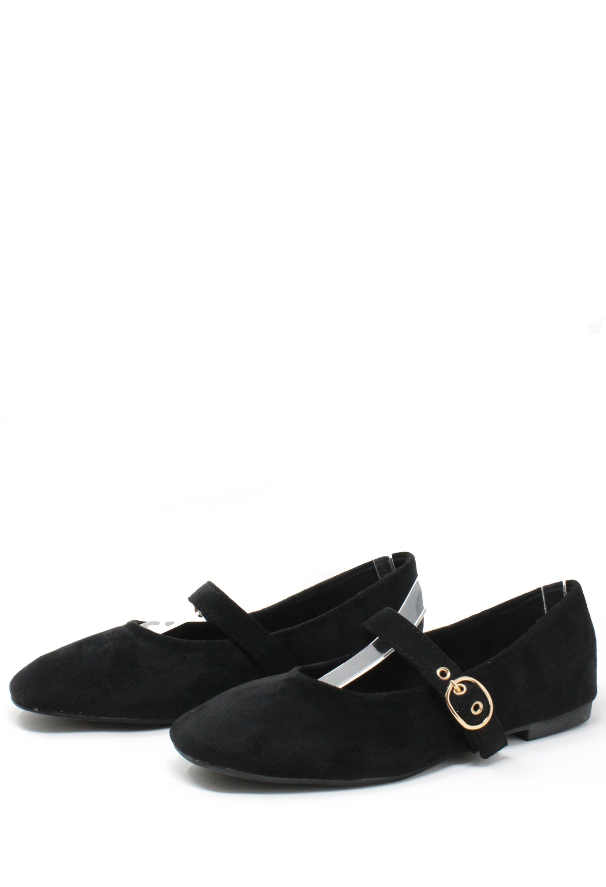 Faux Suede Ballerina