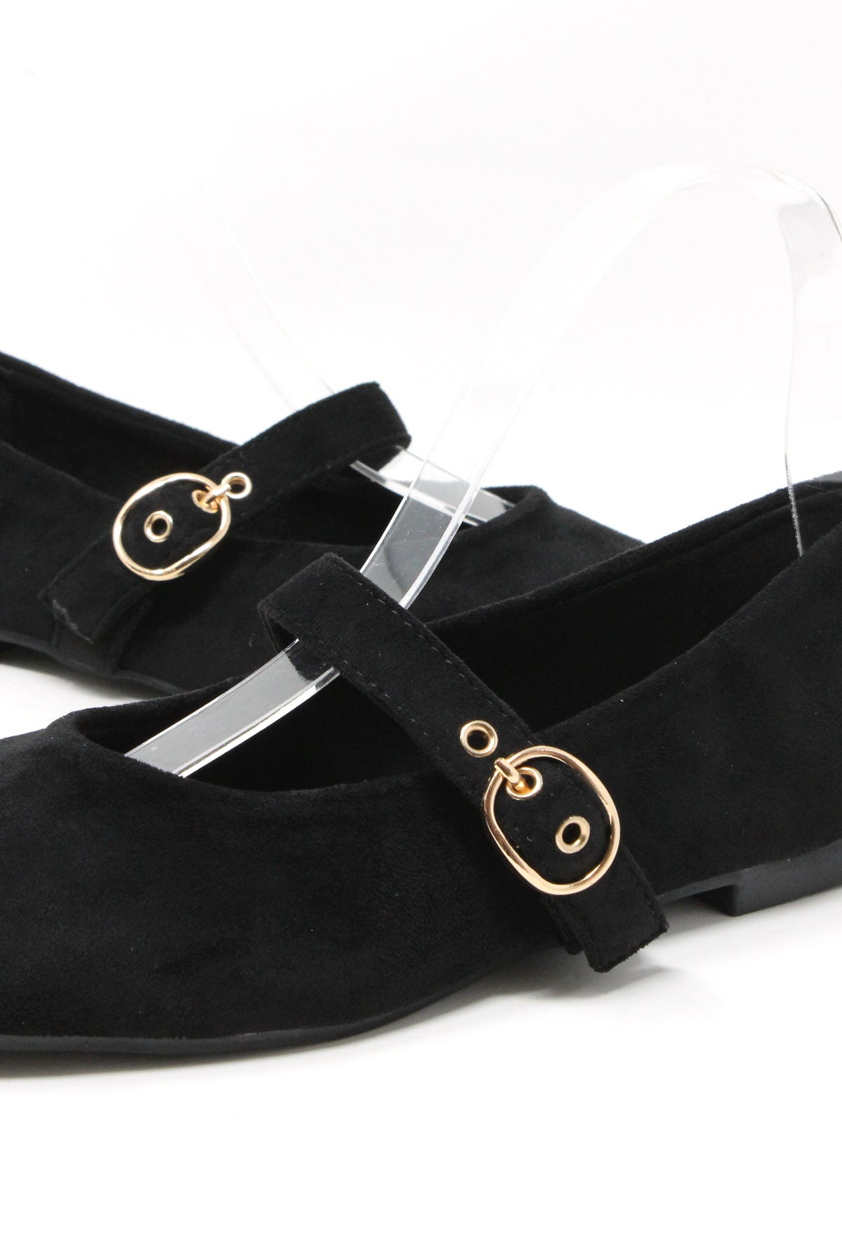 Faux Suede Ballerina