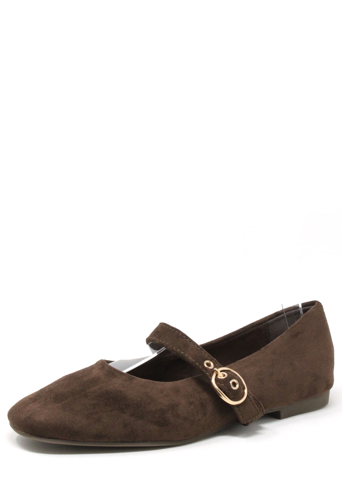 Faux Suede Ballerina