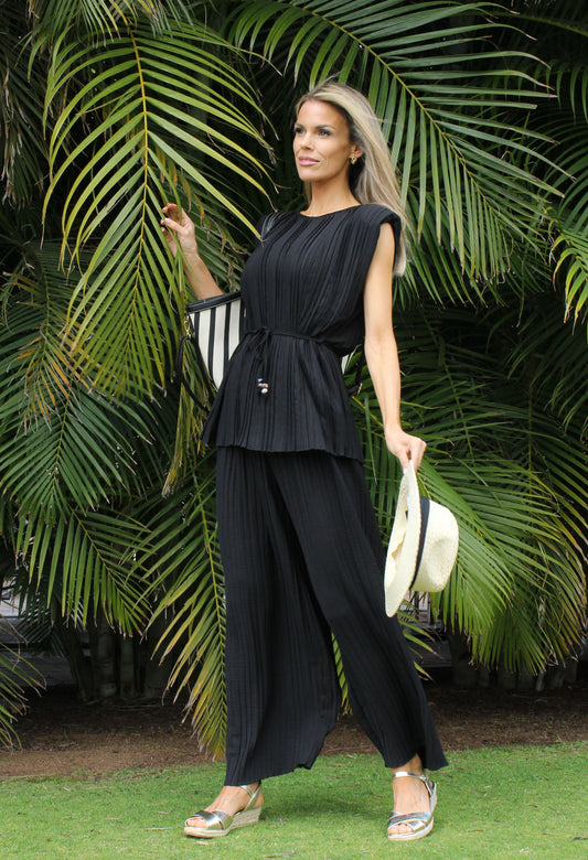 Plisse Pleated Co-Ord