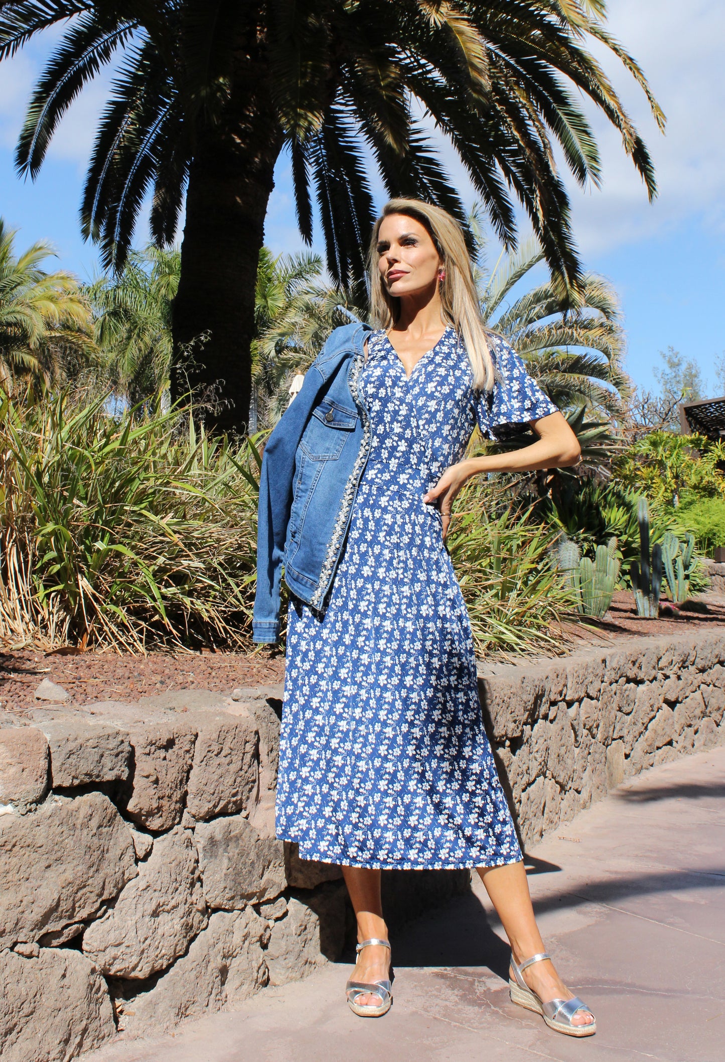 Plaza Floral Print Wrap Dress