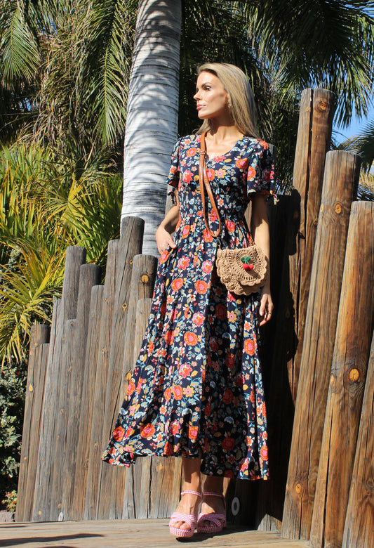 Cherry Crochet Crossbody Bag