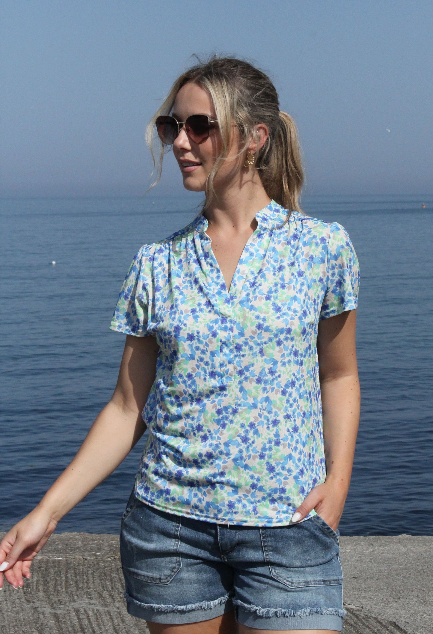 Tara Floral Print Top