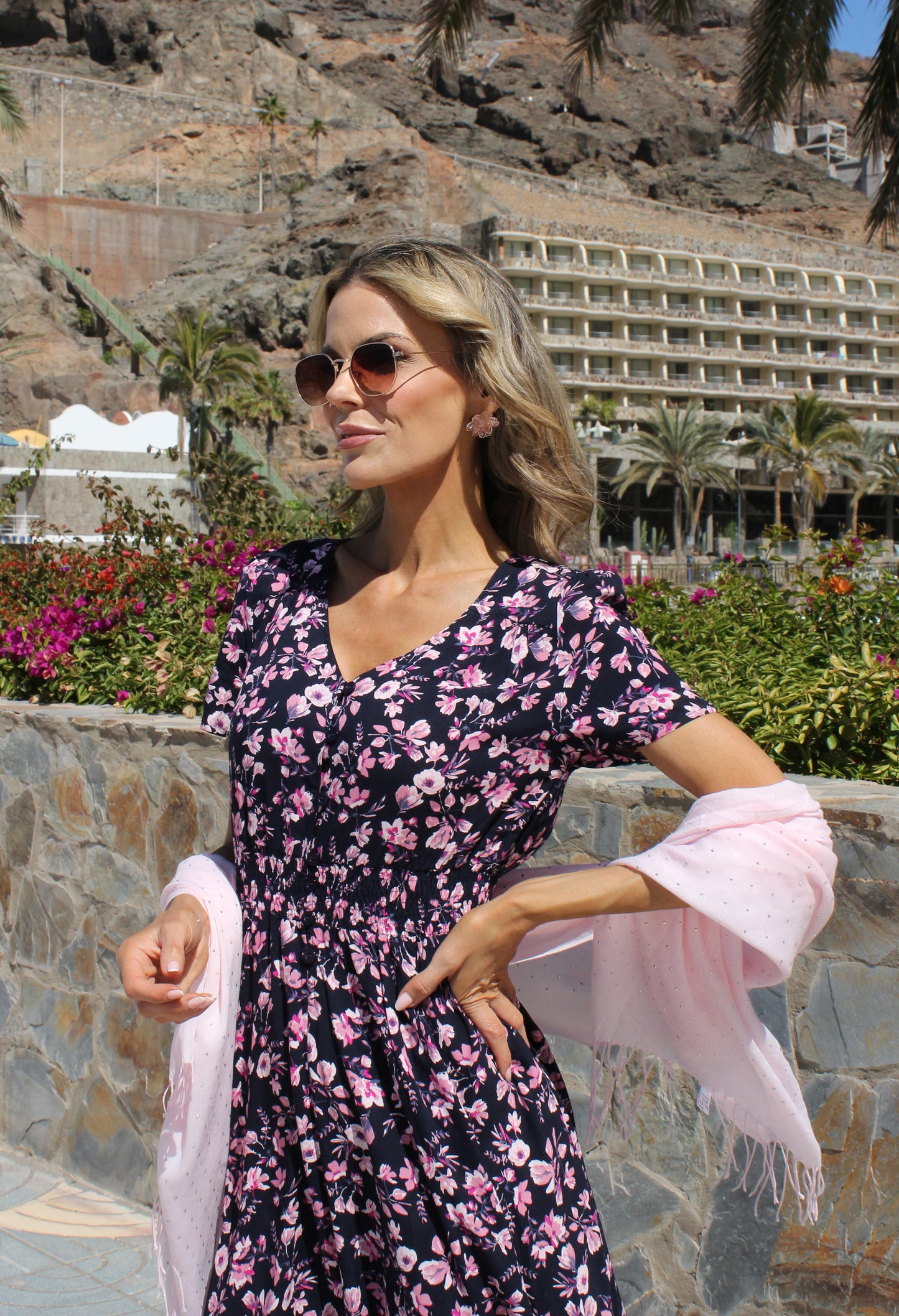 Floral Beaded Earrings