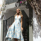 Floral V-Neck Midi Dress