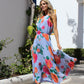 Plisse Pleated Halter Dress