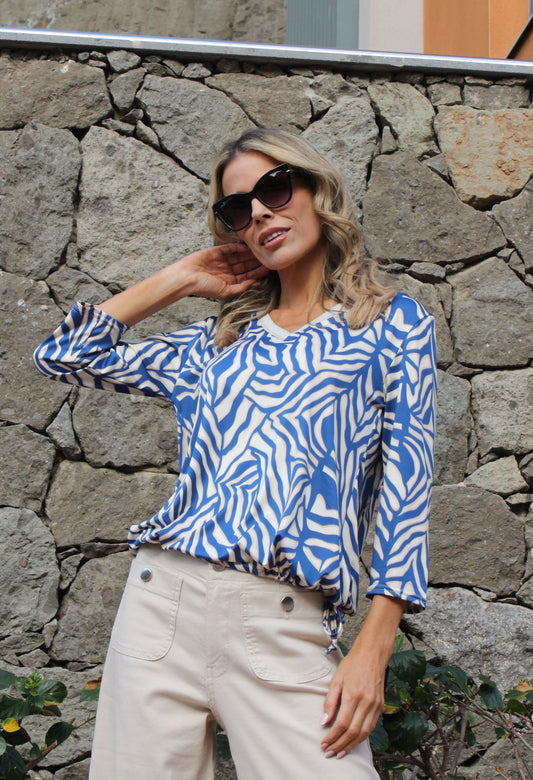 Plage Zebra Print Top