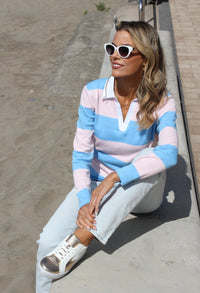 Rugby Stripe Top