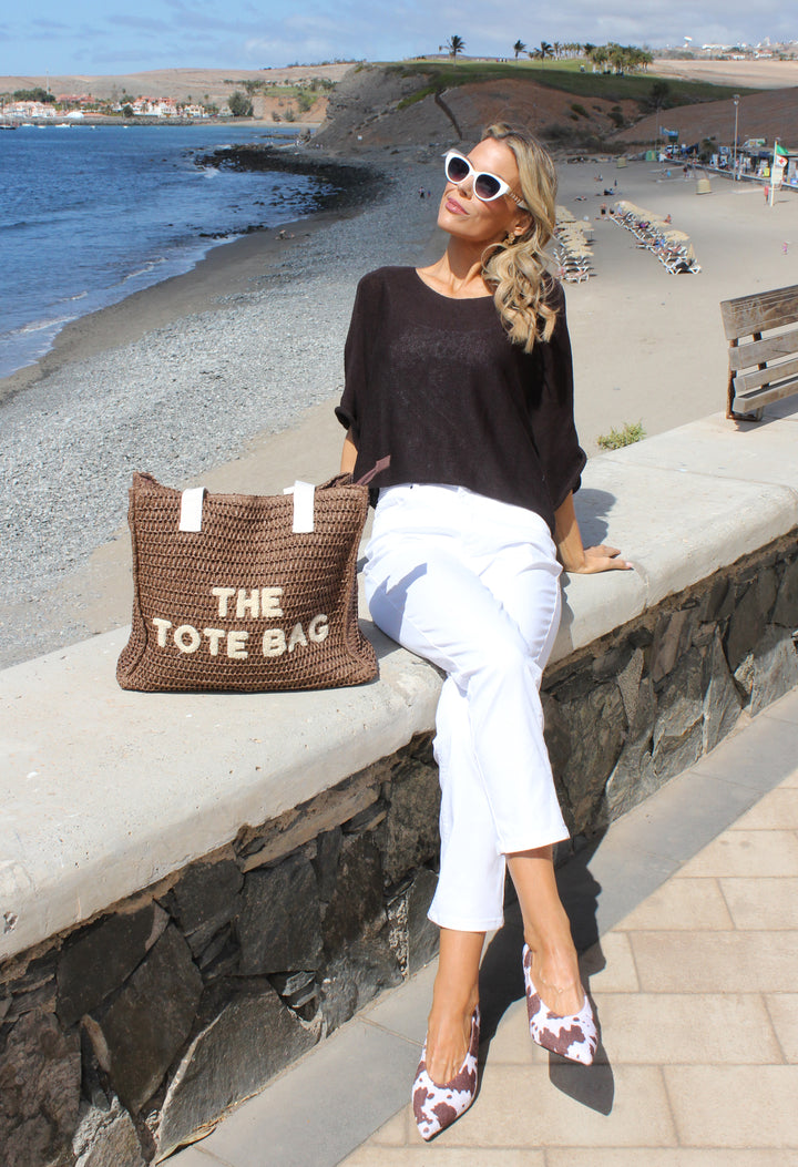 Contrast Tote Bag
