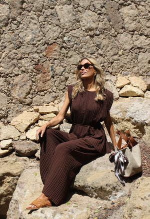Plisse Pleated Co-Ord