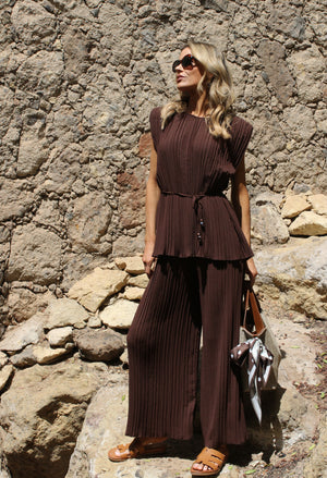 Plisse Pleated Co-Ord