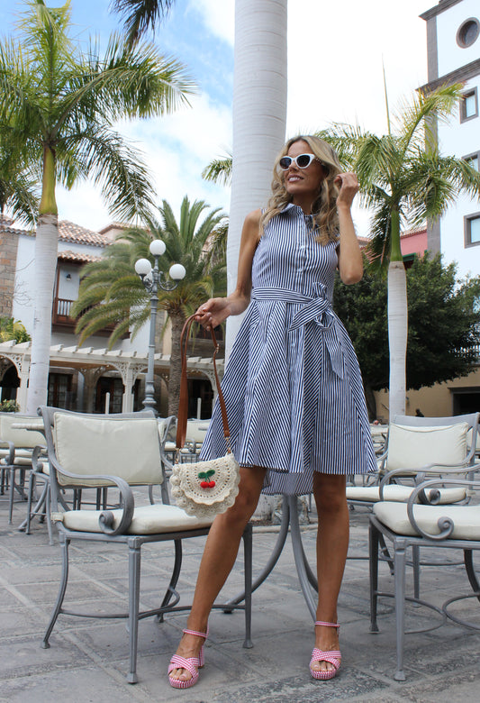 Cherry Crochet Crossbody Bag