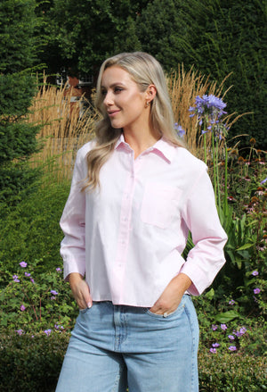 Sally Piqué Boxy Shirt
