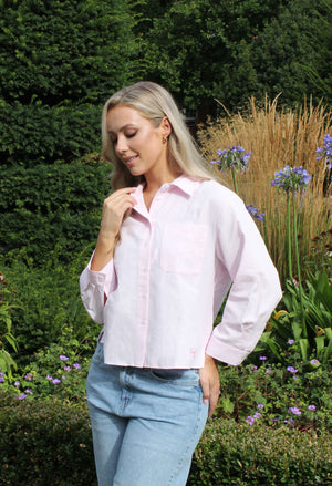 Sally Piqué Boxy Shirt