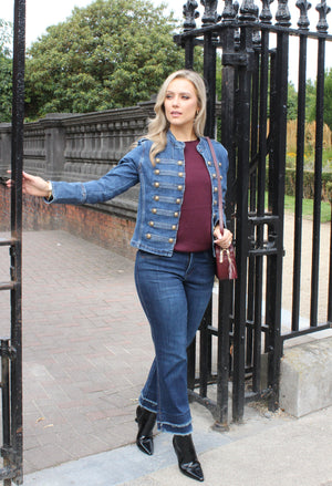 "Ab"solution® Mid-Rise Kick Flare Jeans