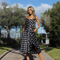 Polka Dot Midi Dress