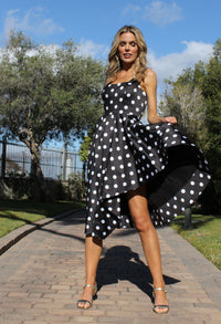 Polka Dot Midi Dress