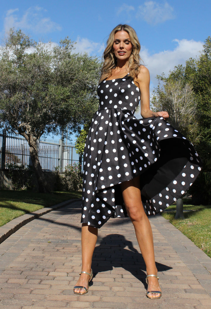Polka Dot Midi Dress