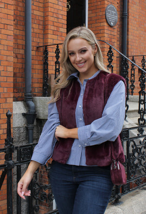 Sally Gingham Boxy Shirt
