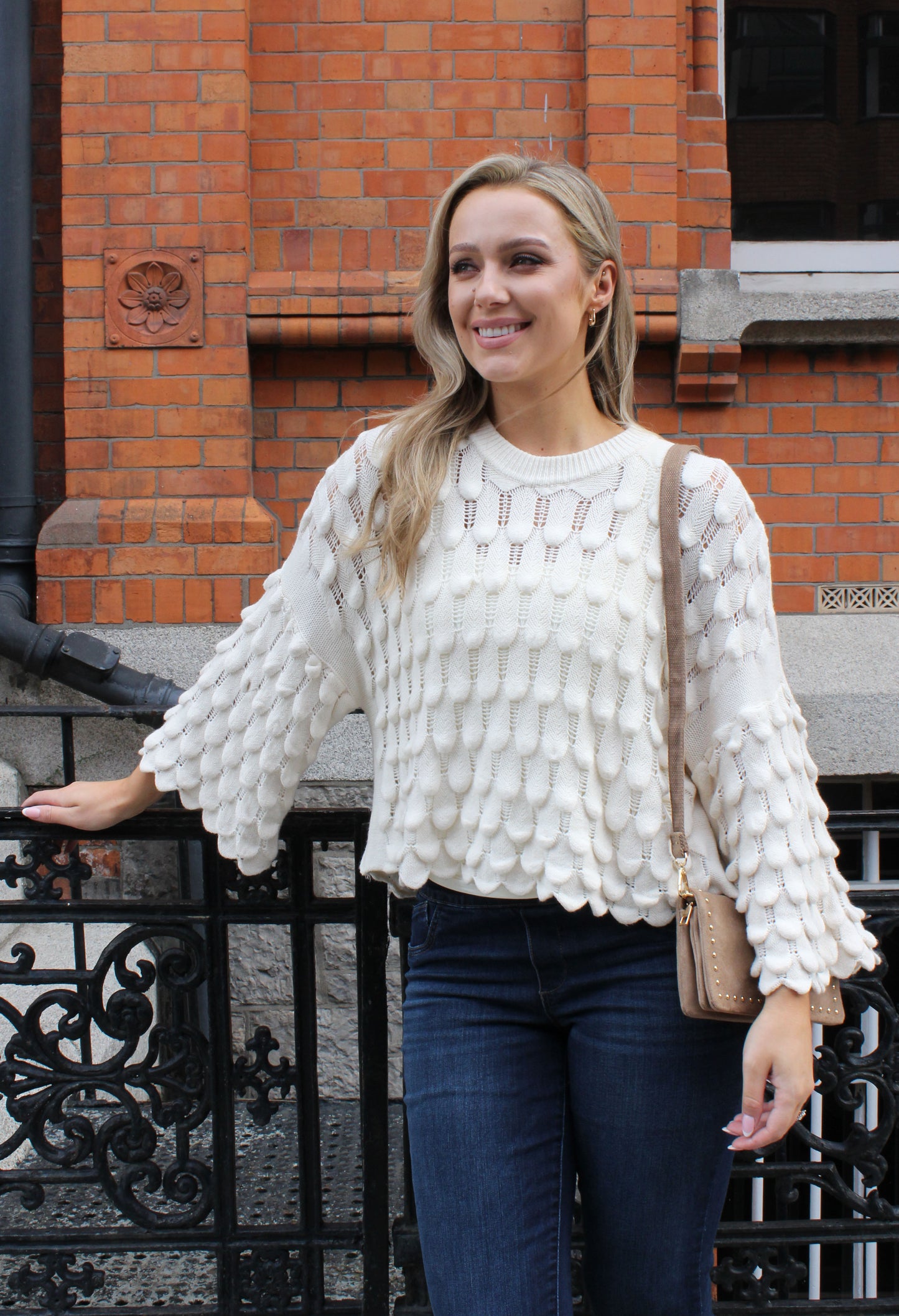 Scalloped Knit Jumper