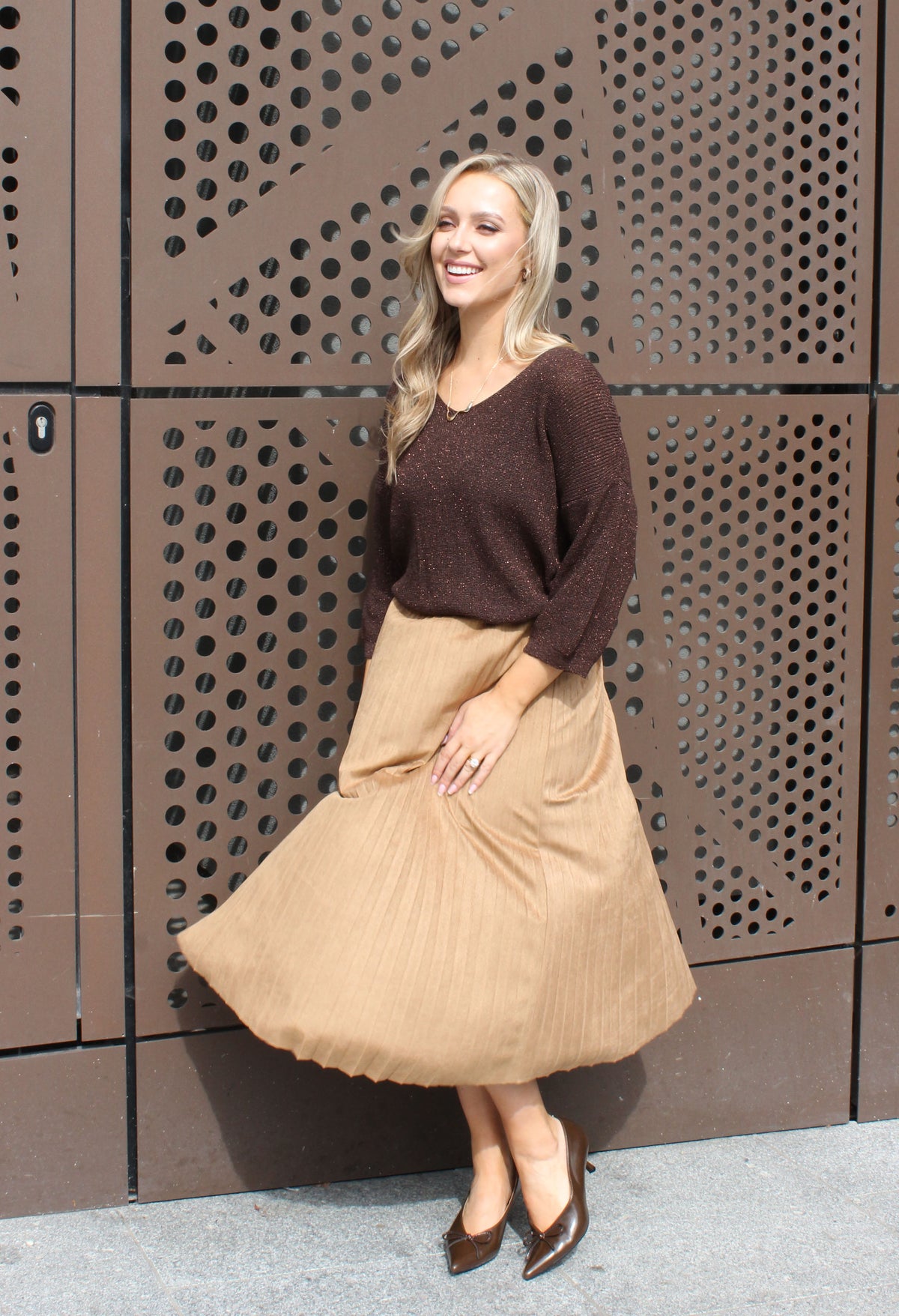 Ryha Faux Suede Skirt