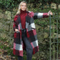 Soft Touch Check Trench Coat