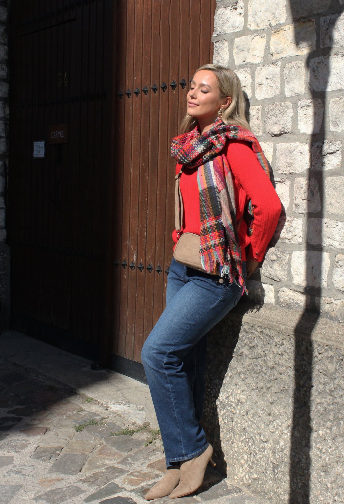 Multi Colour Knit Scarf