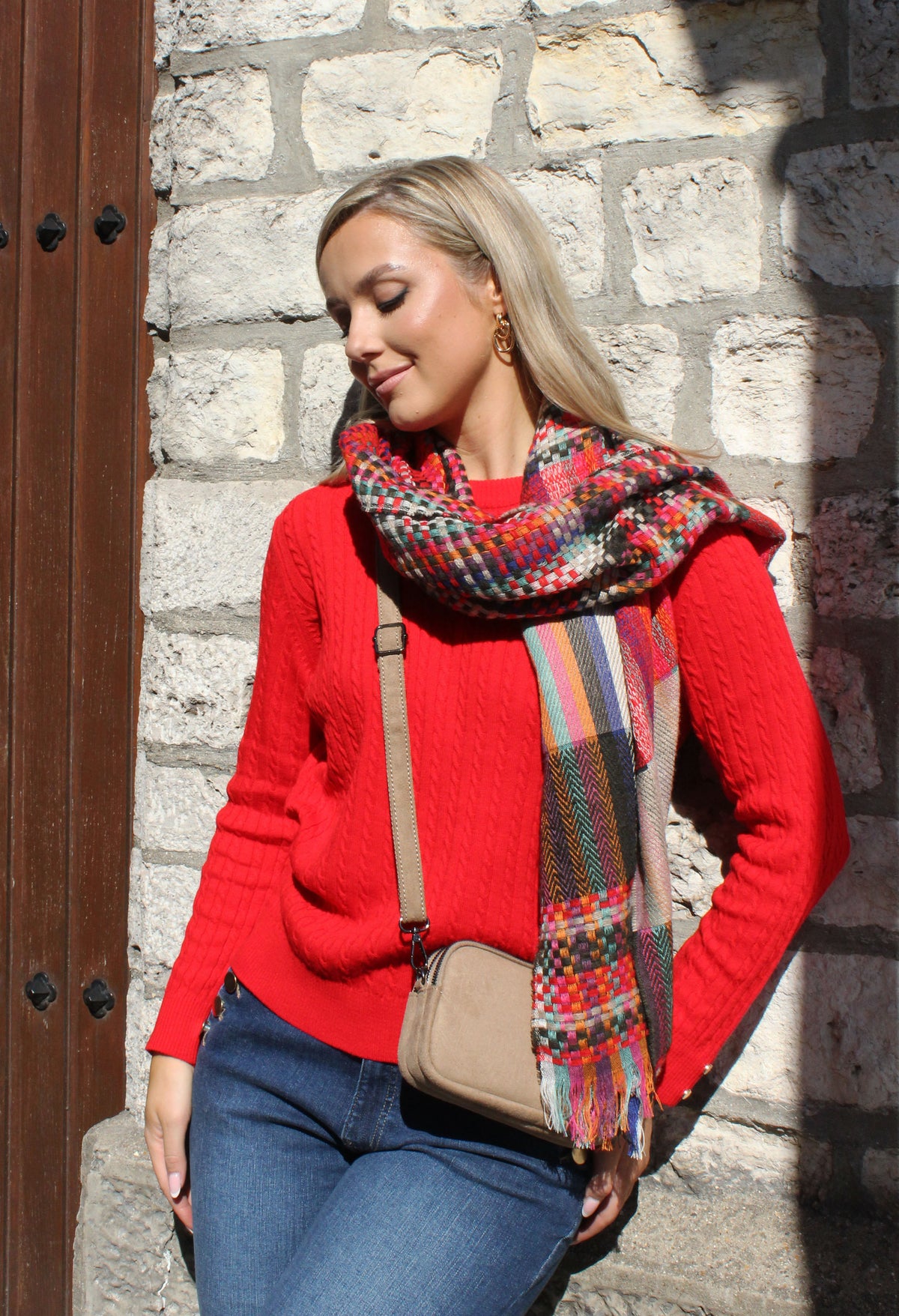 Multi Colour Knit Scarf