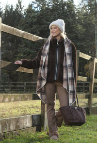 Faux Fur Zip-Up Jacket