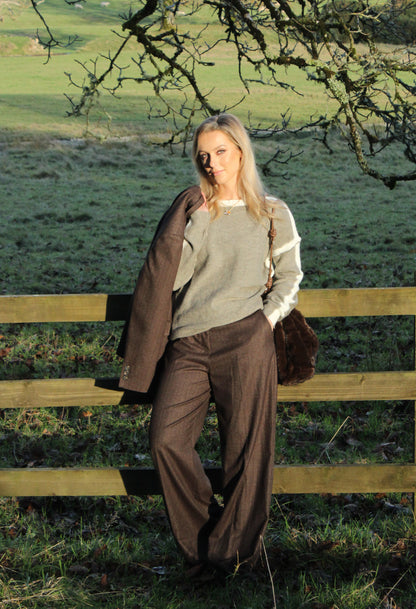 Contrast Knit Jumper