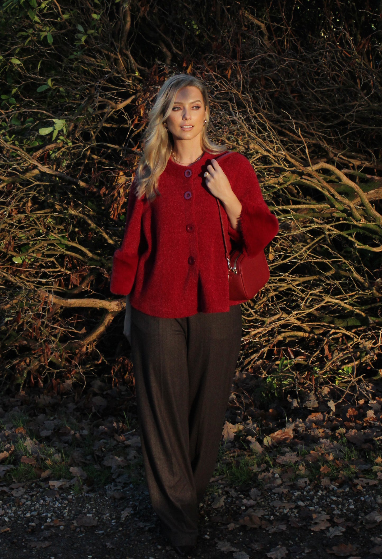 Faux Fur Trim Jacket