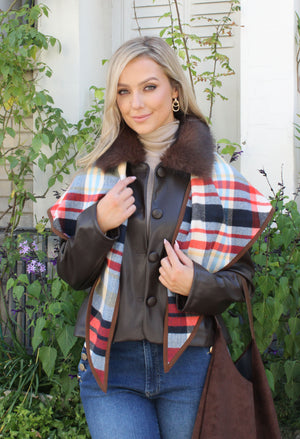 Margot Leather Look Jacket