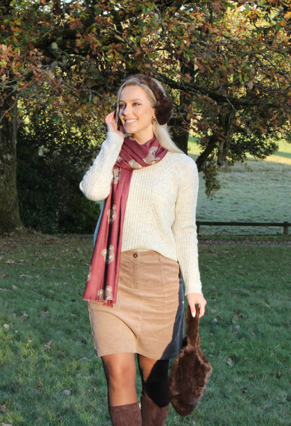 Reah Corduroy Mini Skirt