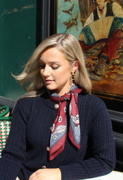 Floral Print Scarf