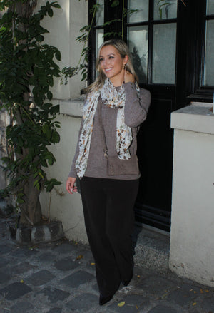 Floral Print Scarf