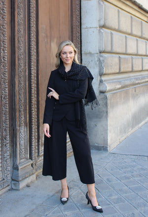 Side Zip Detail Open Jacket