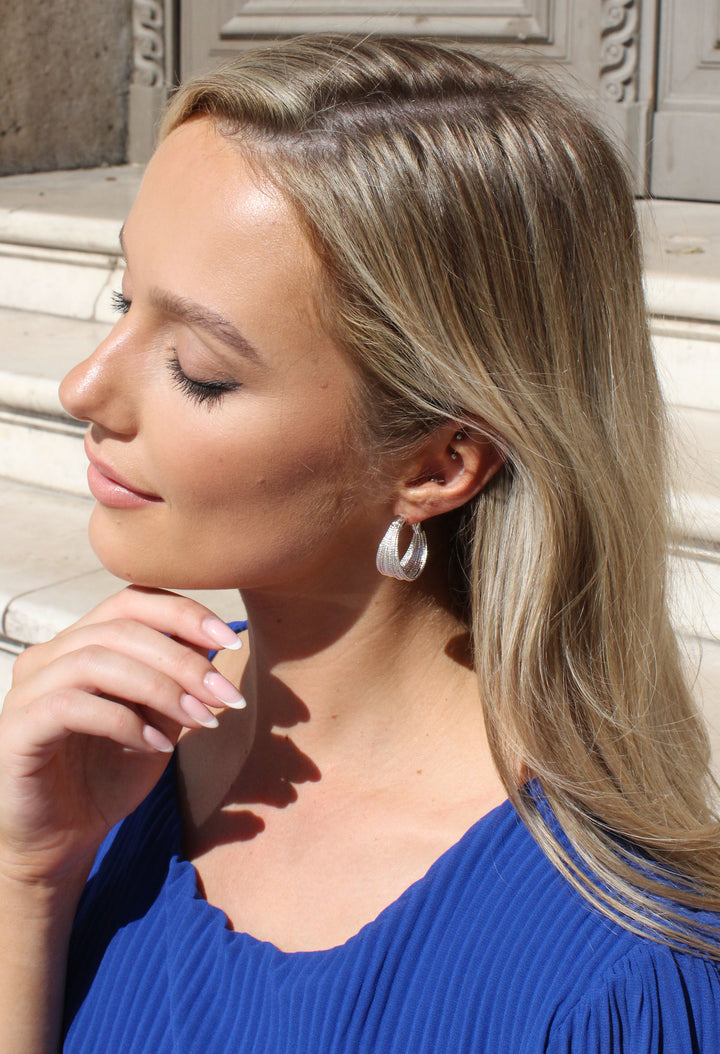 Chunky Hoop Earrings