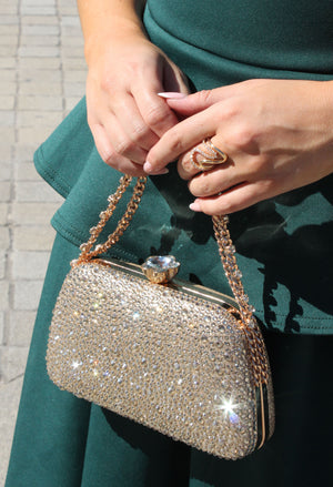 Diamante Clutch Bag